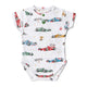 Little Racers Short Sleeve Organic Bodysuit - Thumbnail 2