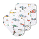 Little Racers Organic Wash Cloths - 3 Pack - Thumbnail 1