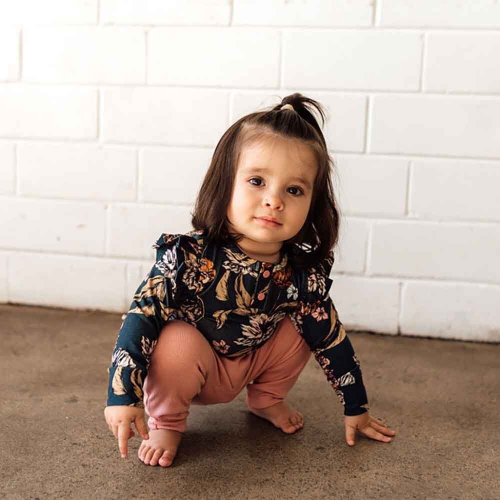 Belle Long Sleeve Organic Bodysuit - View 7