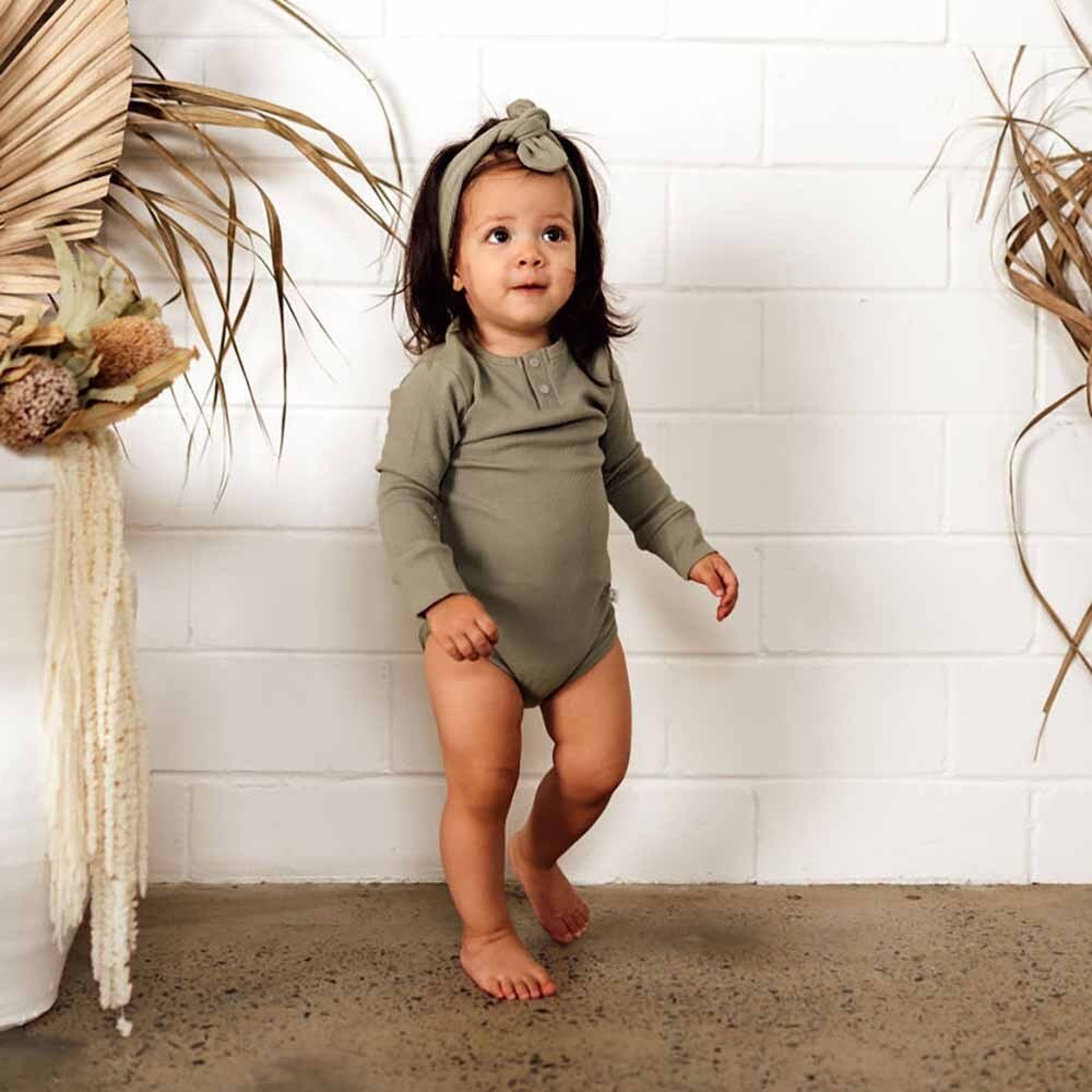 Dewkist Long Sleeve Organic Bodysuit - View 3