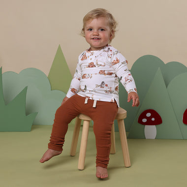 Bears Organic Long Sleeve Top | Snuggle Hunny
