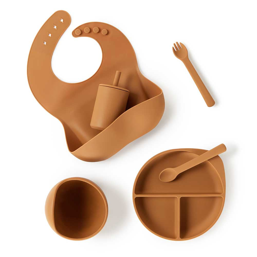 Mealtime - Silicone Meal Kit Chestnut