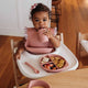 Mealtime - Silicone Suction Plate Rose