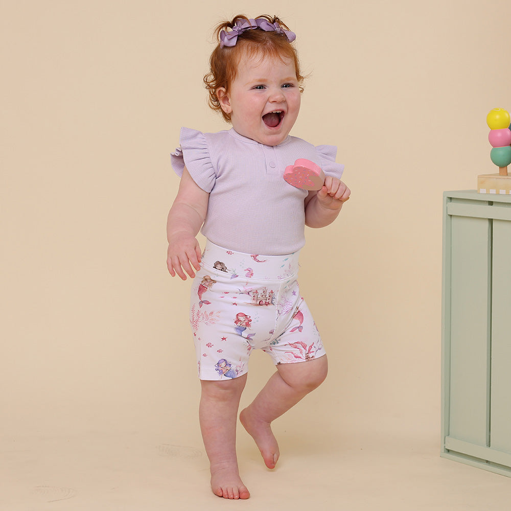 Mermaid Organic Bike Shorts - View 7