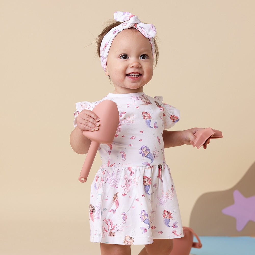 Mermaid Short Sleeve Organic Dress - View 6