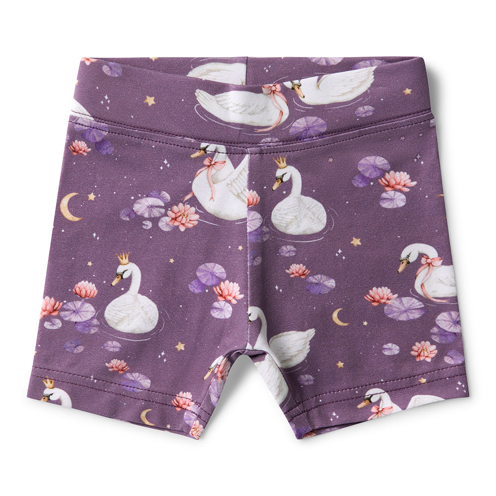 Midnight Swan Organic Bike Shorts - View 2