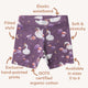Midnight Swan Organic Bike Shorts - Thumbnail 5