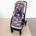 Midnight Swan Reversible Pram Liner & Strap Cover Set | Snuggle Hunny