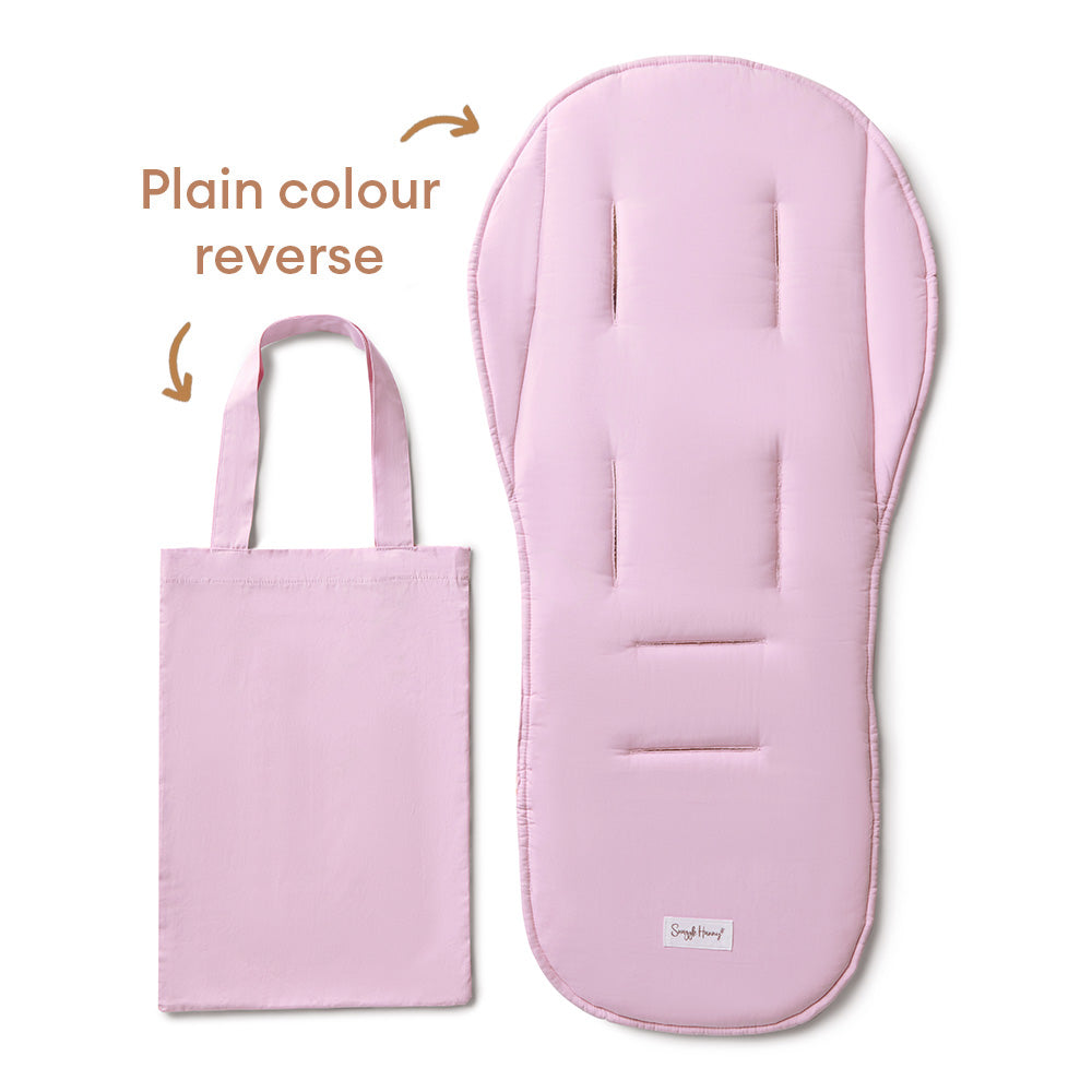 Midnight Swan Universal Organic Pram Liner - View 7