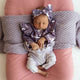 Midnight Swan Long Sleeve Organic Bodysuit with Frill - Thumbnail 7