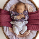 Midnight Swan Long Sleeve Organic Bodysuit with Frill - Thumbnail 9