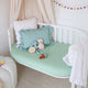 Mint Organic Fitted Cot Sheet - Thumbnail 1