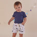Moonlight Short Sleeve Organic Bodysuit | Snuggle Hunny