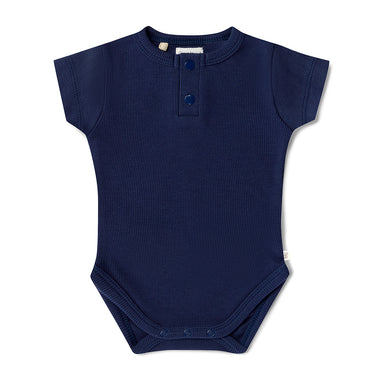 Moonlight Short Sleeve Organic Bodysuit | Snuggle Hunny