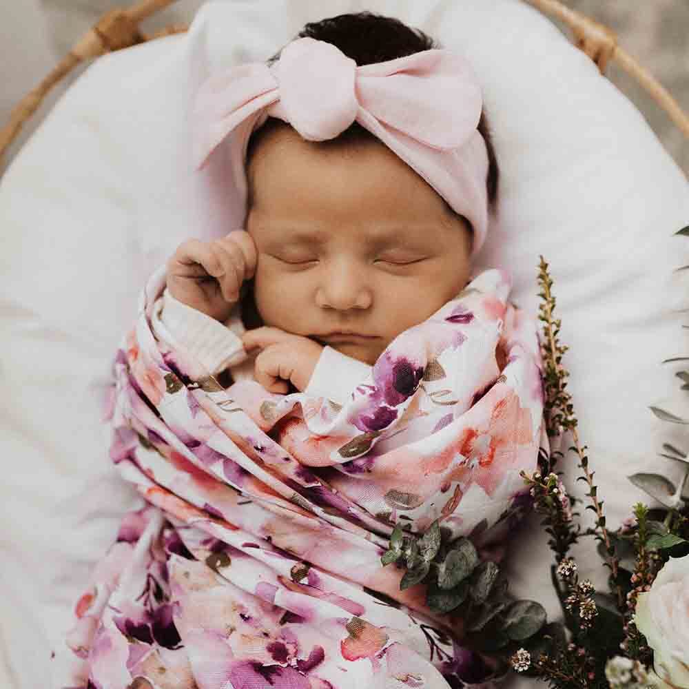 Blushing Beauty Organic Muslin Wrap - View 5