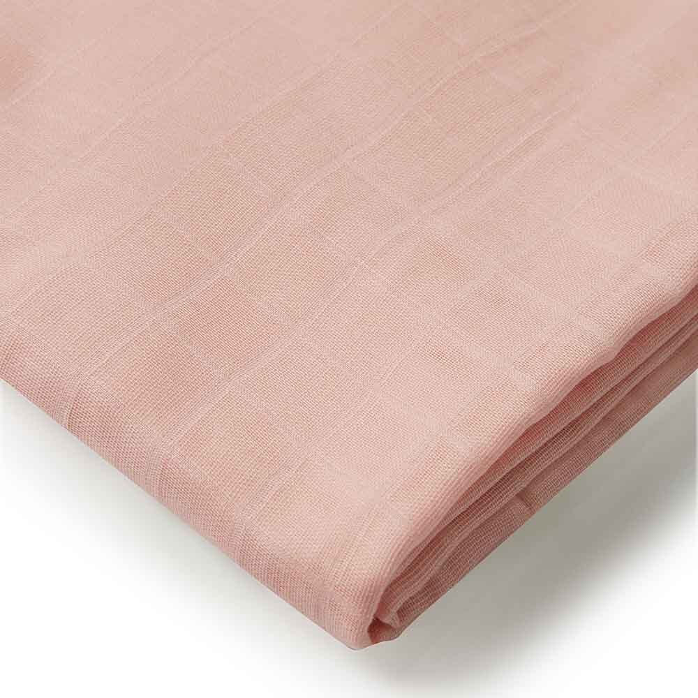 Musk Pink Organic Muslin Wrap-Snuggle Hunny