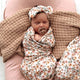 Spring Floral Organic Muslin Wrap - Thumbnail 4