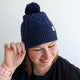 Navy Organic Adult Knit Beanie - Thumbnail 1