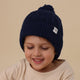 Navy Organic Baby Knit Beanie - Thumbnail 3