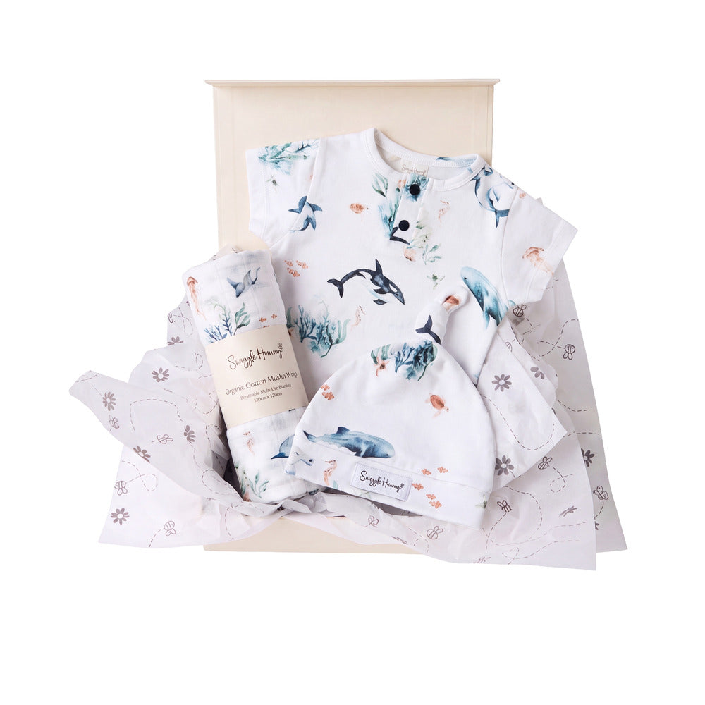 Classic Newborn Gift Hamper - Ocean - View 1