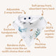 Ocean Organic Dribble Bib - Thumbnail 4