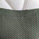 Olive Diamond Knit Organic Baby Blanket - Thumbnail 6