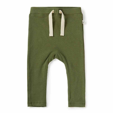 Olive Organic Pants-Snuggle Hunny