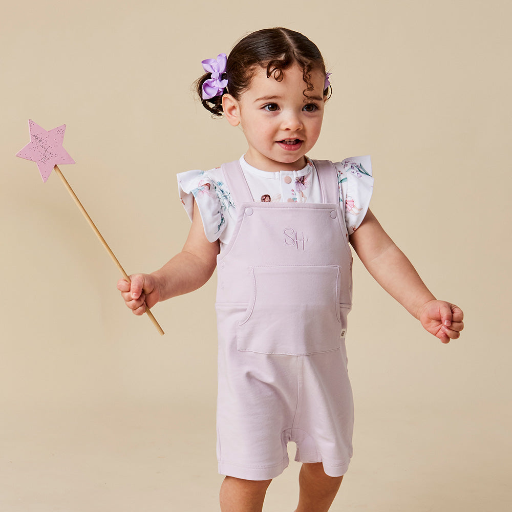 Orchid Organic Joey Overall Shorts - View 1