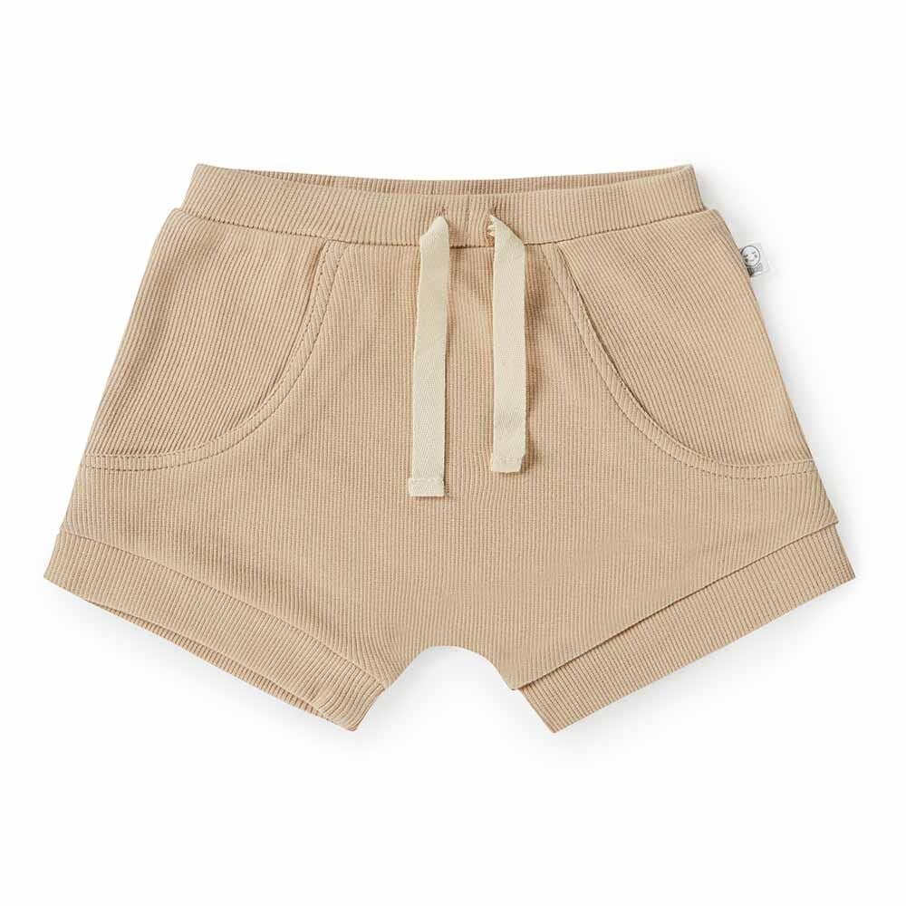 Pebble Organic Shorts-Snuggle Hunny