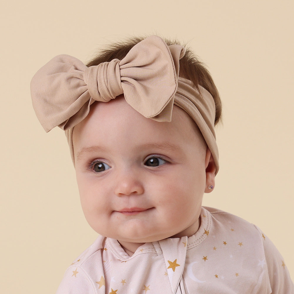 Pebble Organic Oversized Bow - View 8