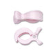 Snuggle Hunny Pram Clip Pair - Baby Pink - Thumbnail 1