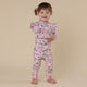 Pink Wattle Organic Snugglesuit Convertible Romper with Frill - Thumbnail 6