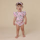 Pink Wattle Short Sleeve Organic Bodysuit - Thumbnail 3