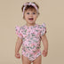 Pink Wattle Short Sleeve Organic Bodysuit | Snuggle Hunny
