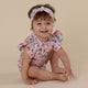 Pink Wattle Short Sleeve Organic Bodysuit - Thumbnail 5
