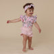 Pink Wattle Short Sleeve Organic Bodysuit - Thumbnail 6