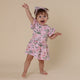 Pink Wattle Short Sleeve Organic Dress - Thumbnail 3
