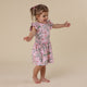 Pink Wattle Short Sleeve Organic Dress - Thumbnail 5