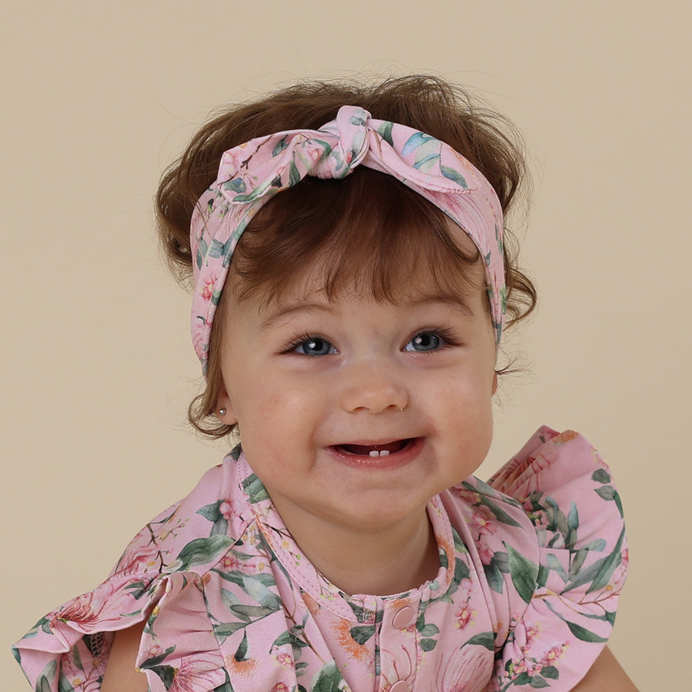 Pink Wattle Organic Topknot - View 4