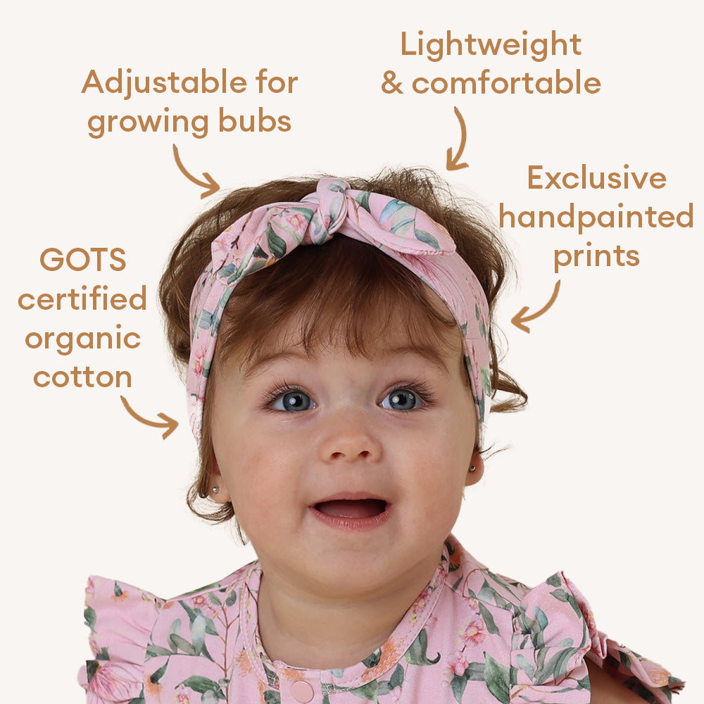 Pink Wattle Organic Topknot - View 3