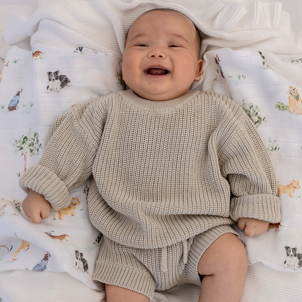 Pistachio Oversized Cotton Knit Jumper - View 7