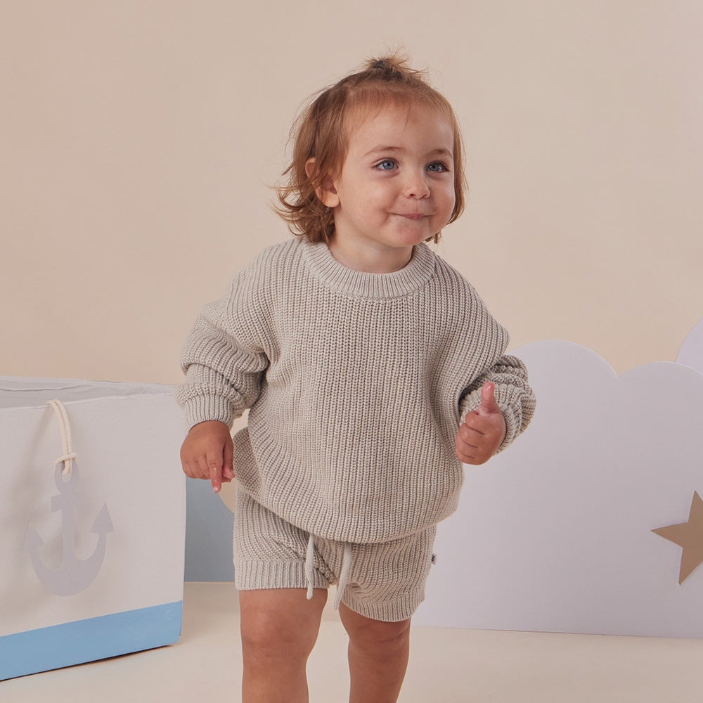 Pistachio Oversized Cotton Knit Jumper - View 14