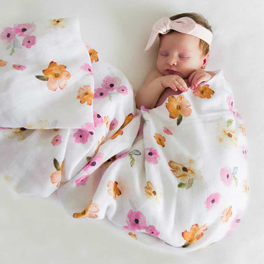 Poppy Organic Muslin Wrap-Snuggle Hunny