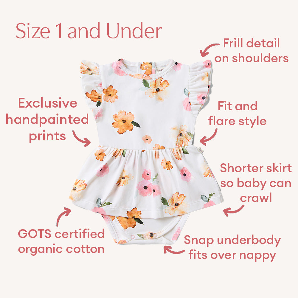 Poppy Short Sleeve Organic Dress - View 4