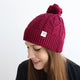 Raspberry Organic Adult Knit Beanie - Thumbnail 5