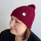 Raspberry Organic Adult Knit Beanie - Thumbnail 6