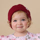 Raspberry Organic Baby Knit Beanie - Thumbnail 9