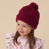 Raspberry Organic Baby Knit Beanie | Snuggle Hunny