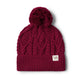 Raspberry Organic Baby Knit Beanie - Thumbnail 2