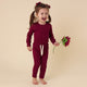 Raspberry Long Sleeve Organic Bodysuit - Thumbnail 6